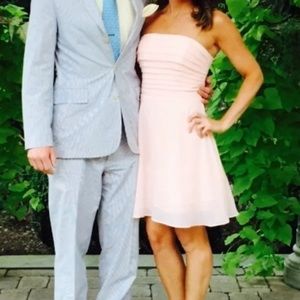 Guess STRAPLESS PLEATED-BODICE DRESS